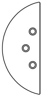 Лезвие диска тонкой нарезки Hallde 87139 в ШефСтор (chefstore.ru)